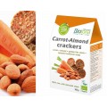 Crackers Raw Zanahoria, Almendras, Girasol germindao y Lino Ecológica 100gr. BIOTONA