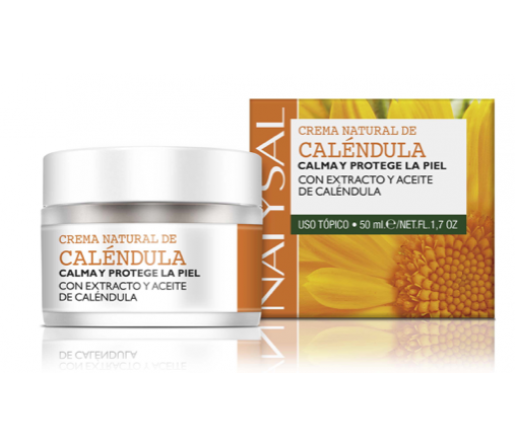 Crema con extracto y aceite de Caléndula 50ml. NATYSAL