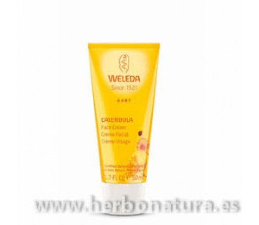 Crema Facial Calendula de Bebe Hidrata y Protege 50ml. WELEDA