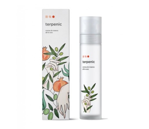 Crema de Manos Todo en uno, All in One Organica y Vegana 50ml. TERPENIC LABS