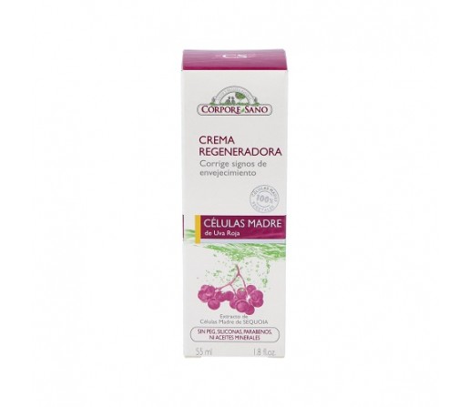 Crema Regeneradora Células Madre de Uva Roja 55ml. CORPORE SANO