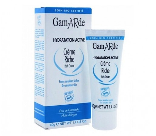 Crema Rica Hidratante Piel Seca Sensible con Acido Hialurónico 40gr. GAMARDE