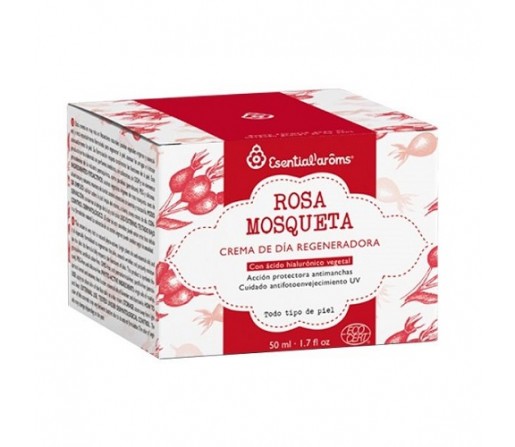 Crema de Día Regeneradora Rosa Mosqueta Ecológica 50ml ESENTIAL AROMS