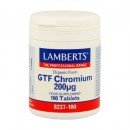 Cromo GTF Chromium (FActor de Tolerancia a la Glucosa) 100 comprimidos LAMBERTS en Herbonatura.es