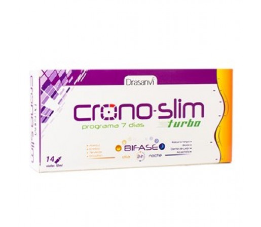 Crono Slim Turbo, programa 7 días 14 viales DRASANVI