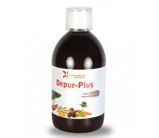 Depur Plus Depurativo Genciana, Condurango, Cardo, Cúrcuma... 500ml. MUNDONATURAL