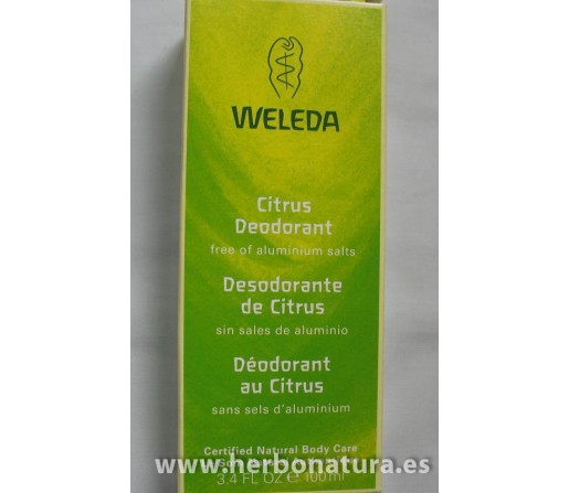 Desodorante Citrus 100ml. WELEDA