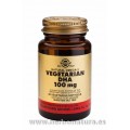 DHA Vegetariano, Vegano 100mg. 30 Cápsulas blandas vegetarianas SOLGAR
