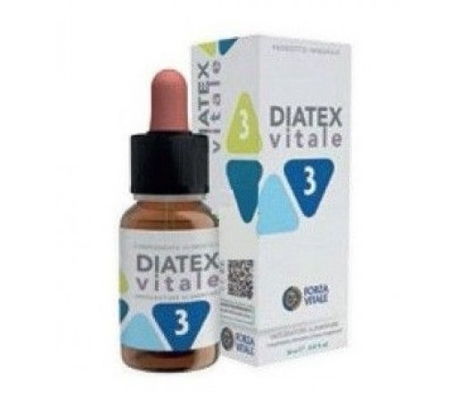 Diatex Vitale 3, Cola caballo, Haba, Arándano... 30ml. FORZA VITALE