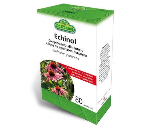Echinol Equinácea Purpúrea 80 comprimidos Sin Gluten DR. DUNNER