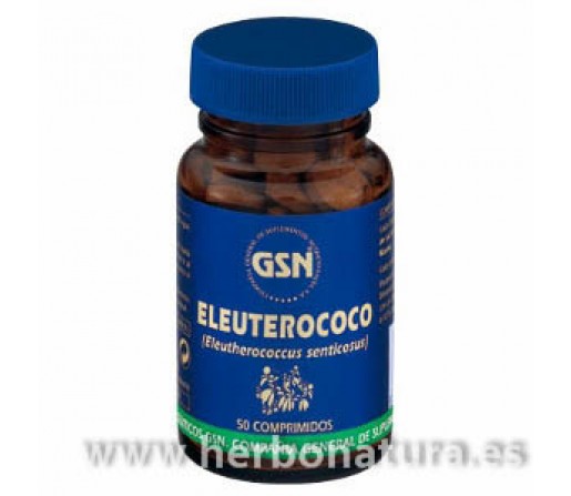 Eleuterococo Eleutherococcus Senticosus rendimiento intelectual y físico 50 comprimidos GSN