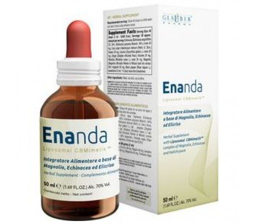 Enanda, CBMimetik liposomal, Magnolia, Echinacea, Elicriso 50ml. GLAUBER PHARMA