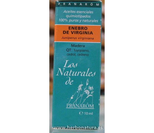 Aceite Esencial Enebro de Virginia (Juniperus virginiana) 10ml. PRANAROM