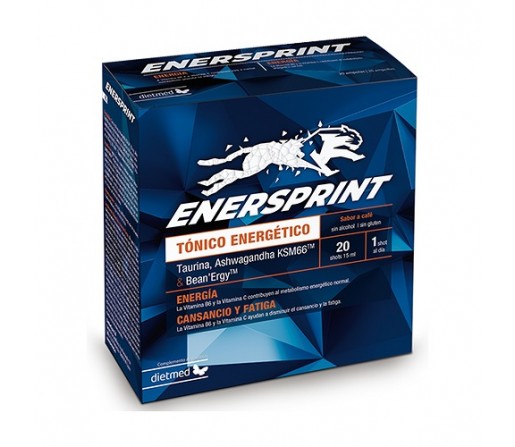 Enersprint, Taurina, Ashwagandha... 20 viales DIETMED