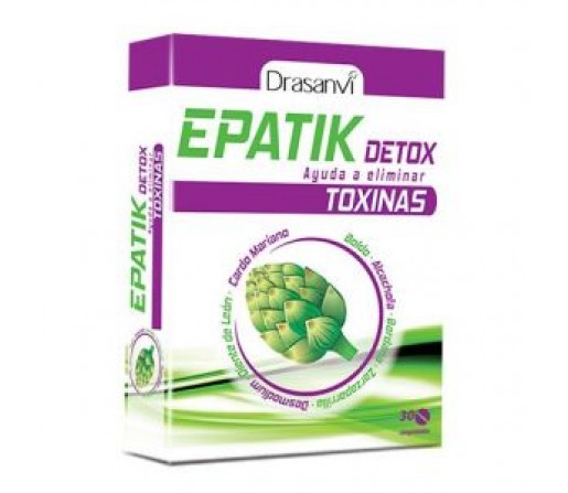 Epatik, Boldo, Alcachofa, Bardana, Desmodium, Cardo mariano... 30 comprimidos DRASANVI
