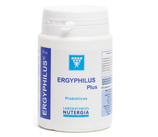 Ergyphilus Plus Fermentos Lácticos y L. Rhamnosus GG 60 cápsulas NUTERGIA