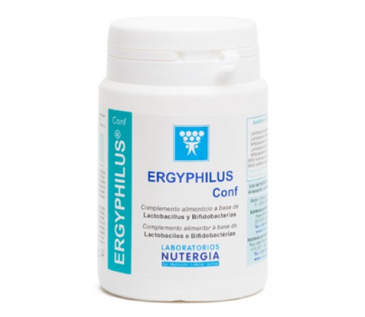 Ergyphilus Conf Fermentos Lácticos L. plantarum, Rhamnosus... 60 cápsulas NUTERGIA