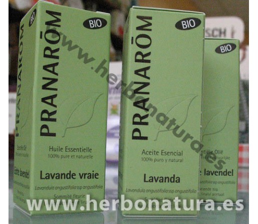 Aceite Esencial Lavanda Biológico 10ml. PRANAROM