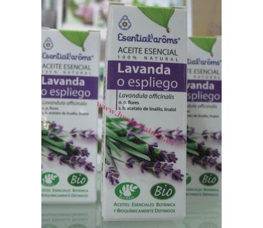 Aceite Esencial Lavanda o Espliego Biológica (lavandula officinalis) 10ml. ESENTIAL AROMS