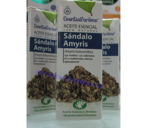 Aceite Esencial Sándalo Amyris (Amyris balsamífera) 10ml. ESENTIAL AROMS