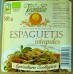 Espaguetis integrales ecológicos 500gr. VEGETALIA