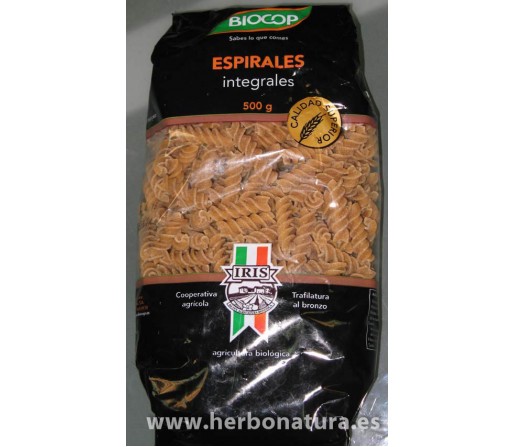 Espirales integrales ecológicas 500gr. BIOCOP