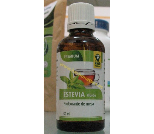 Estevia Edulcorante Líquido Fluido 50ml. RAAB