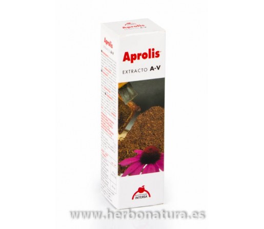 Extracto Aprolis A-V (Anti-Vir) con propóleo, cajeput y echinácea. 30ml. INTERSA