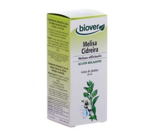 Melisa Cidreira Extracto, (Melissa officinalis) Relajante 50ml. BIOVER