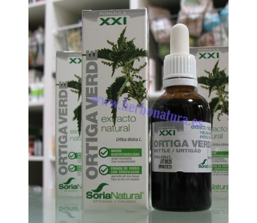 Extracto Ortiga Verde Urtica Dioica 50ml. SORIA NATURAL