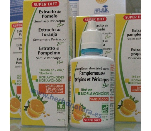 Extracto de semillas de pomelo Biológico 50 ml SUPER DIET