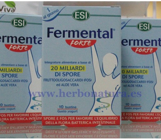 Fermental Forte, Bacilus coagulans (Lactovacillus sporogenes), 10 sobres ESI
