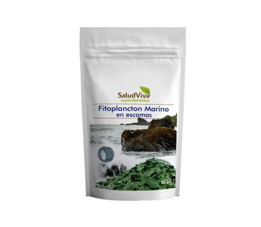 Fitoplancton Marino en escamas Plancton vegano Superalimento 50gr. SALUD VIVA