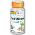 Food Carotene, Carotenos, Luteina, Zeaxantina... 50 perlas SOLARAY