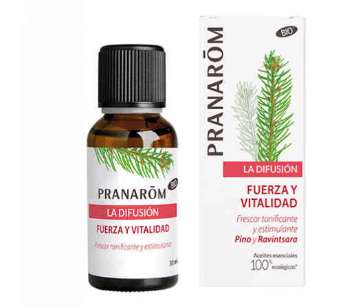 Mezcla Difusor Fuerza y Vitalidad Ecológica La Difusión 30ml. PRANAROM
