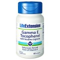 Gamma E Tocopherol con Lignanos de Sesamo, Vitamina E 60 perlas LIFEEXTENSION