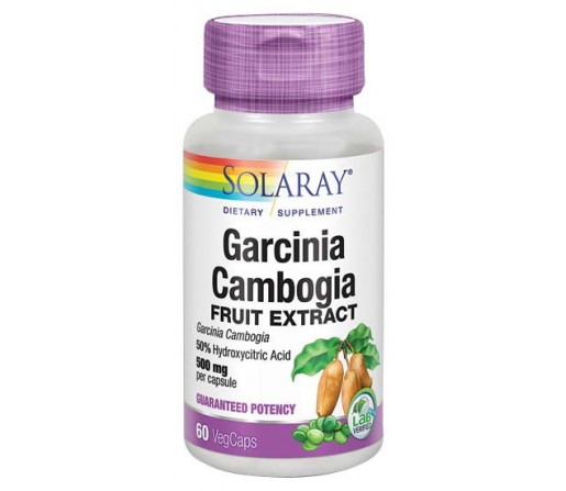 Garcinia Cambogia con 250mg de Acido hidroxicítrico 60 cápsulas vegetales SOLARAY