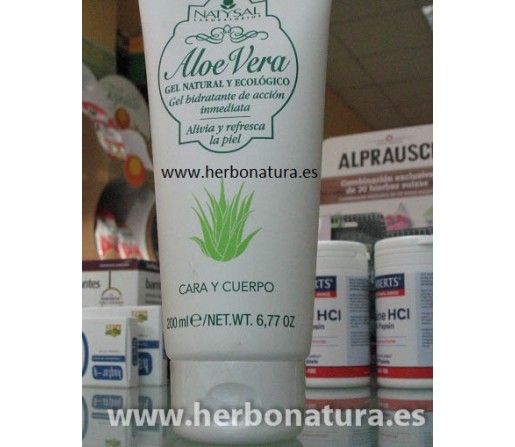 Gel Aloe Vera 99% Natural y Rosa Mosqueta 200ml. NATYSAL