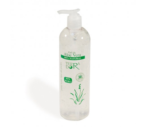 Gel de Aloe Vera 100% natural, 99% puro Sin Parabenes 500ml. Terra d'or DERBOS