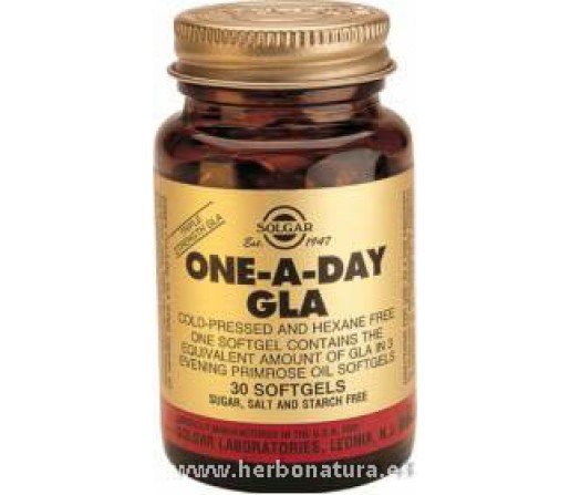 GLA 150 mg Una al Día 30 Cápsulas blandas SOLGAR