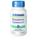 Glutathione con Cysteine y C, Glutation con Cisteina y VitaminaC 100 cápsulas LIFEEXTENSION