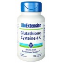 Glutathione con Cysteine y C, Glutation con Cisteina y VitaminaC 100 cápsulas LIFEEXTENSION en Herbonatura.es