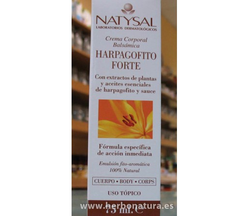 Harpagofito Forte Crema Corporal balsámica 75ml. NATYSAL