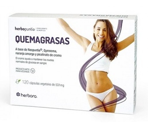 Herbopuntia Quema Grasas 120 cápsulas HERBORA