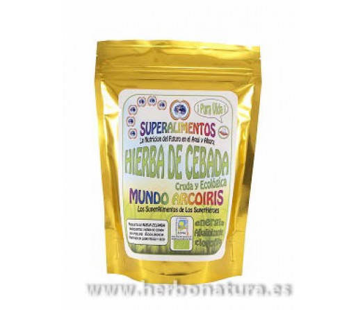 Hierba de Cebada Cruda y Ecológica de Nueva Zelanda 250gr. SUPERALIMENTOS