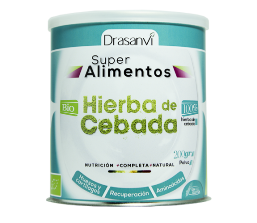 Hierba de Cebada Cruda y Ecológica 200gr. DRASANVI
