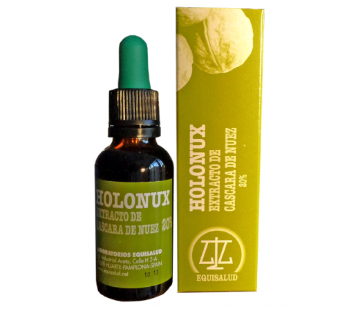 Holonux, Extracto de Cáscara de Nuez Verde (Juglans regia L) 31ml. EQUISALUD