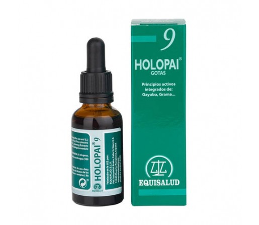 Holopai 9 Infecciones Urinarias, Gayuba, Grama, Enebro, Propóleo... 31ml. EQUISALUD
