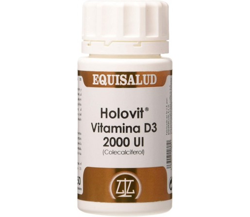 Vitamina D3, Colecalciferol 2000 UI 50 perlas EQUISALUD
