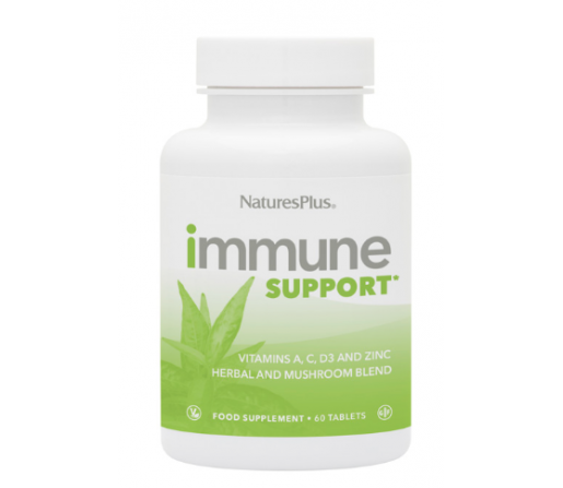 Support Immune, D3, Vitamina C, Zinc, Arabinogalactanos... 60 comprimidos NATURES PLUS